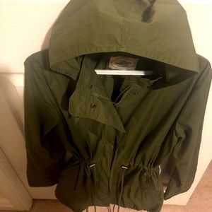 Army green light weight jacket